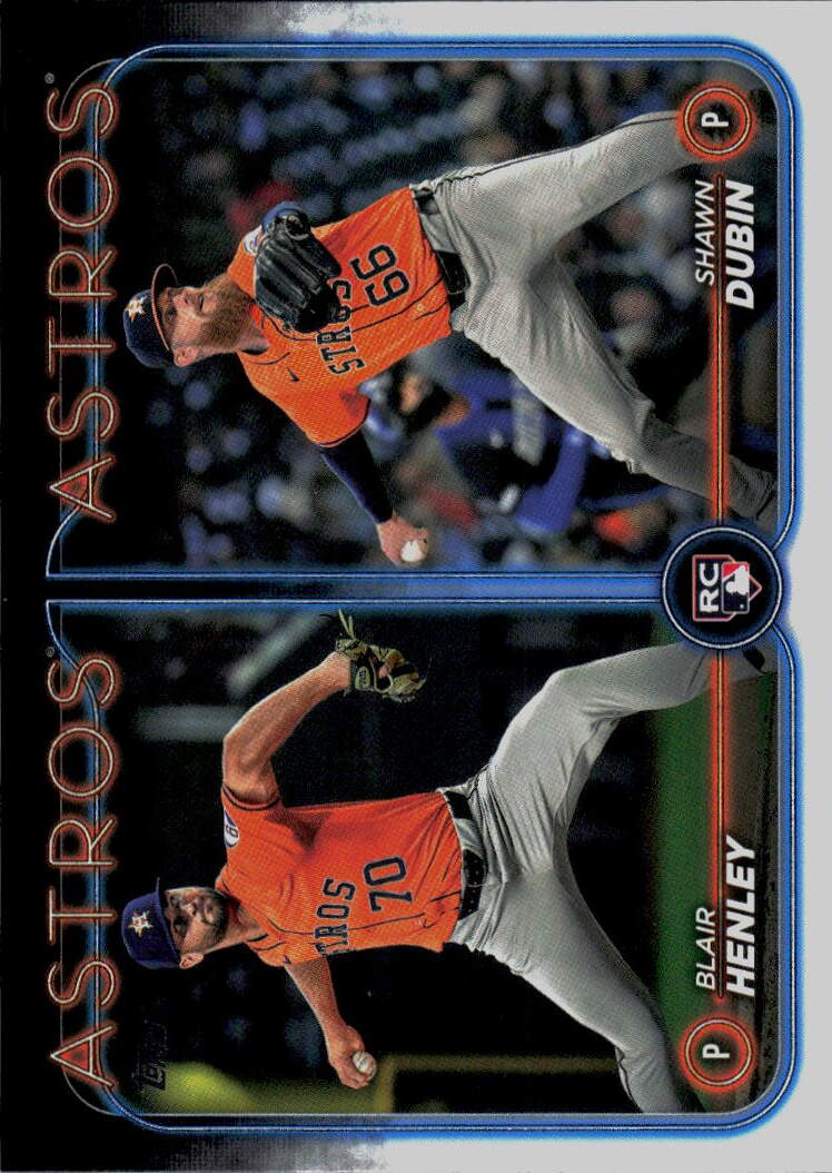 2024 Topps Update #US252 Blair Henley / Shawn Dubin RCOM,