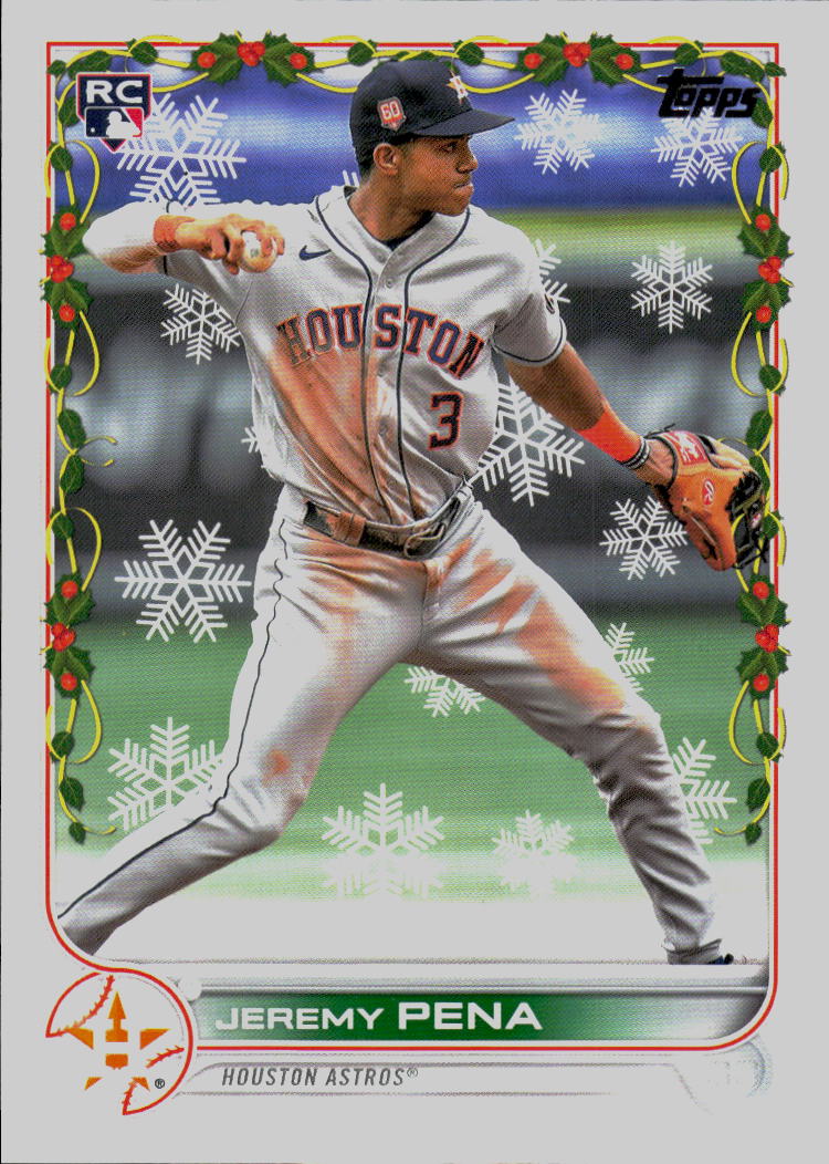 2022 Topps Holiday #HW129 Jeremy Pena