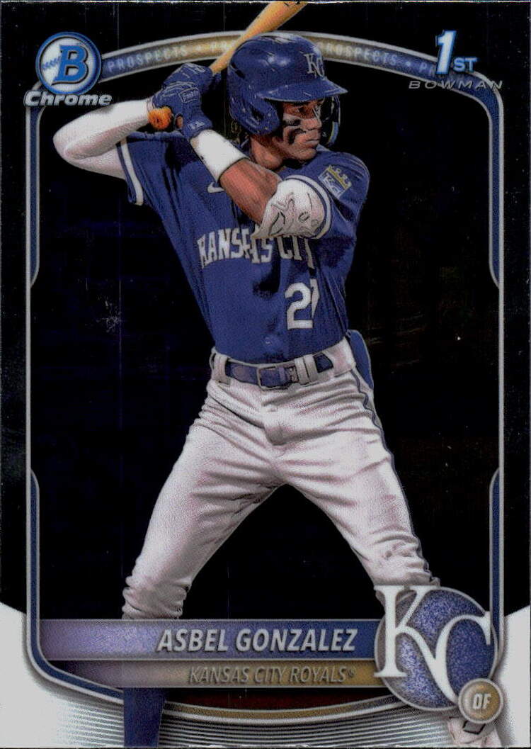 2025 Bowman #BCP-4 Asbel Gonzalez Chrome Prospects