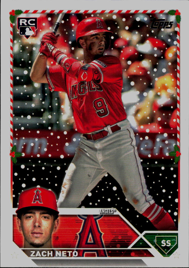 2023 Topps Holiday #H140 Zach Neto