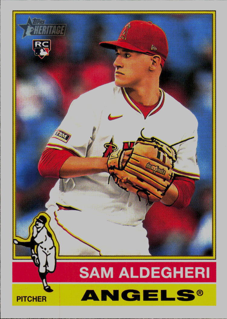 2025 Topps Heritage #322 Sam Aldegheri
