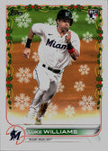 2022 Topps Holiday #HW186 Luke Williams