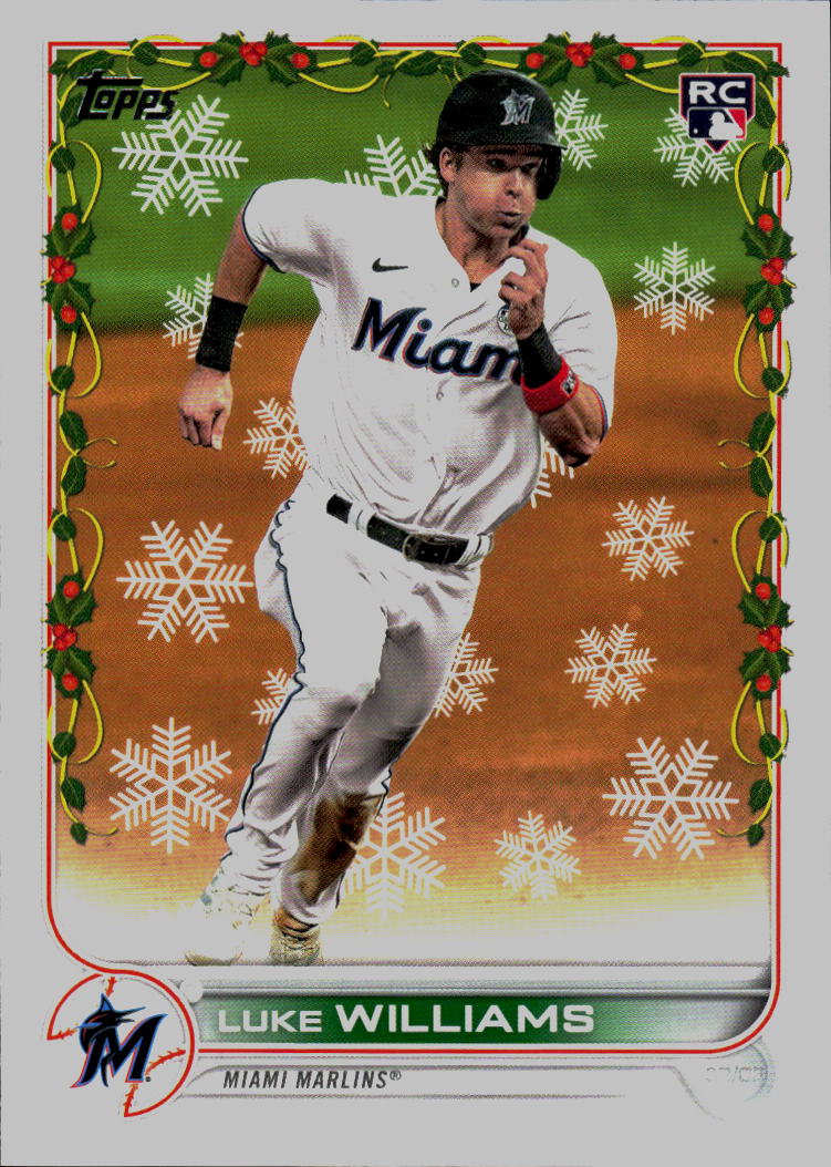 2022 Topps Holiday #HW186 Luke Williams
