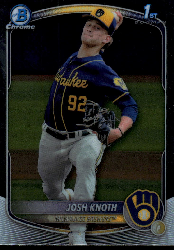2025 Bowman #BCP-136 Josh Knoth Chrome Prospects