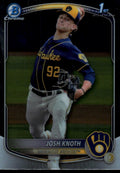 2025 Bowman #BCP-136 Josh Knoth Chrome Prospects