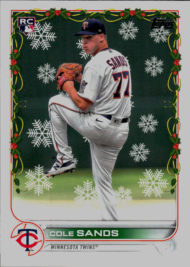 2022 Topps Holiday #HW37 Cole Sands