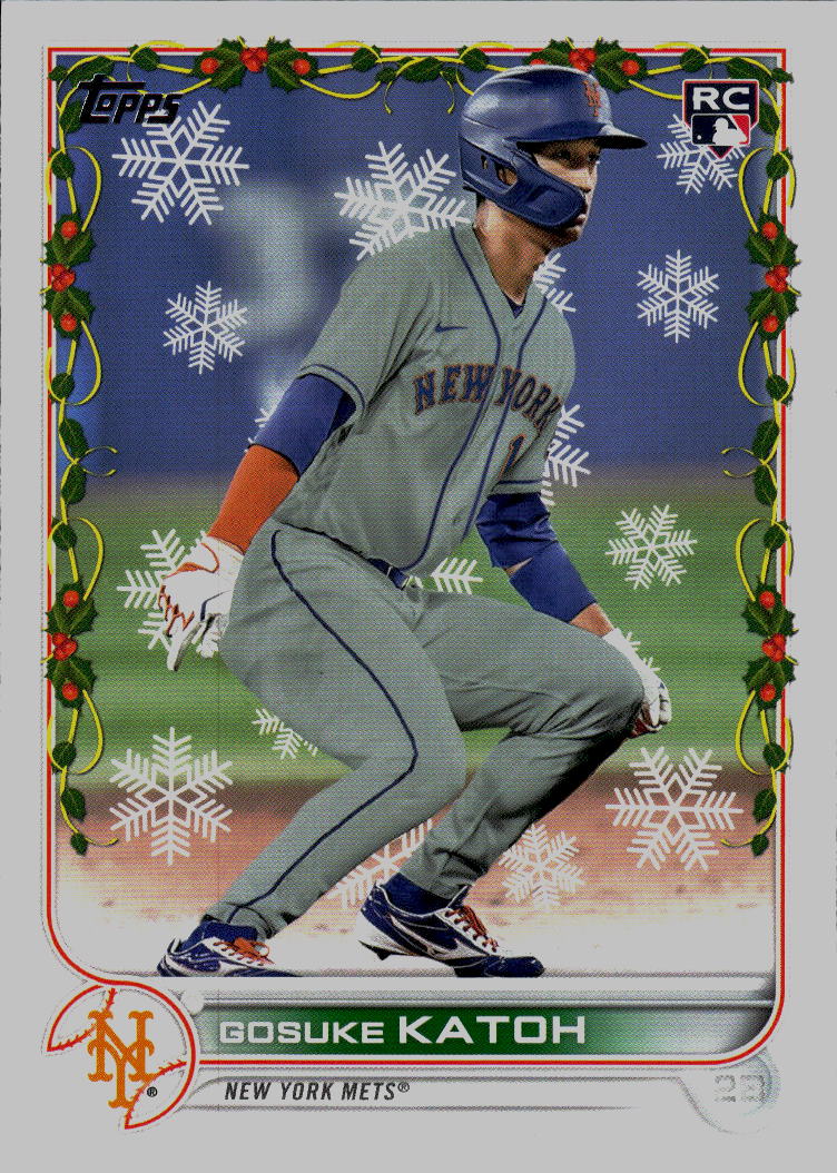 2022 Topps Holiday #HW149 Gosuke Katoh