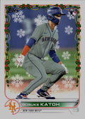 2022 Topps Holiday #HW149 Gosuke Katoh