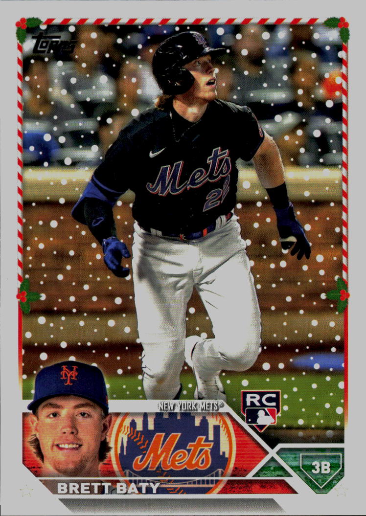 2023 Topps Holiday #H151 Brett Baty