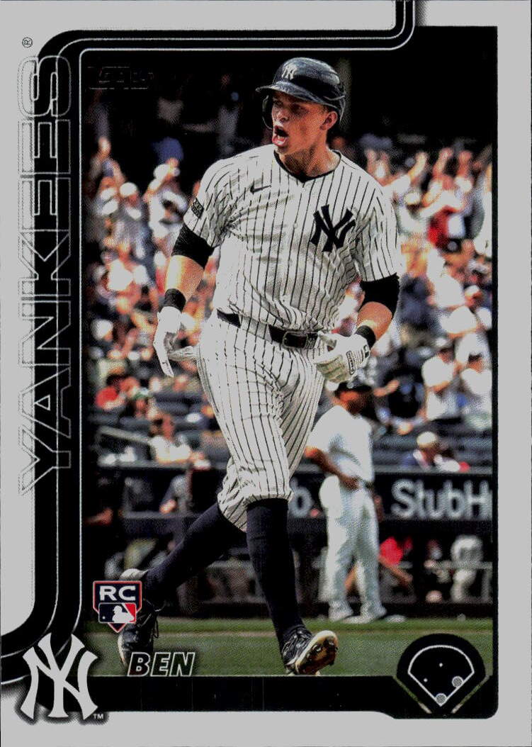 2025 Topps New York Yankees #NYY-6 Ben Rice