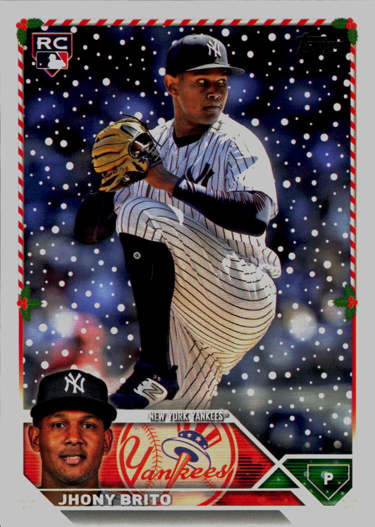 2023 Topps Holiday #H138 Jhony Brito