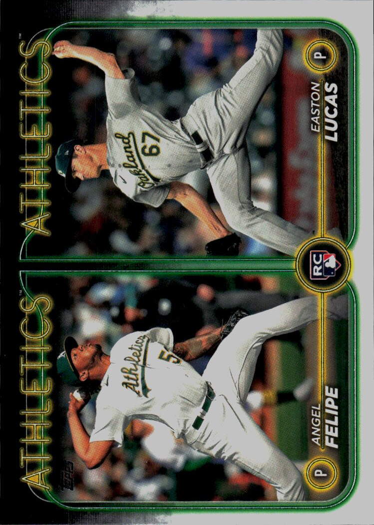 2024 Topps Update #US306 Easton Lucas / Angel Felipe RCOM,