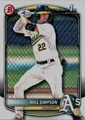 2025 Bowman #BP-35 Will Simpson Prospects
