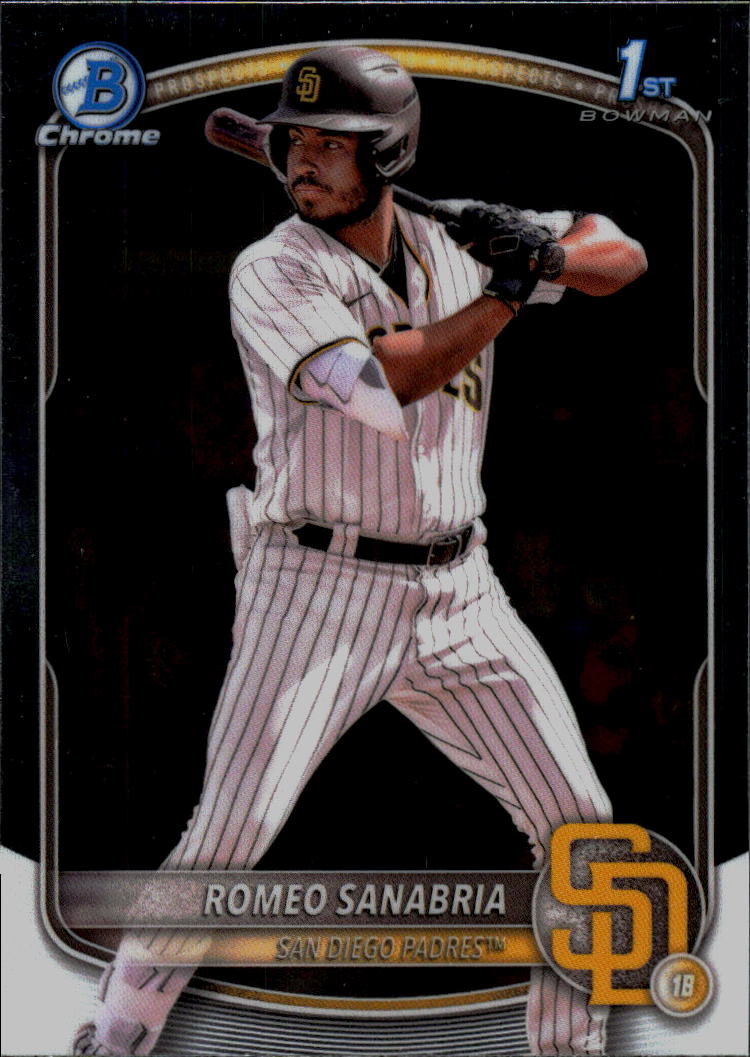 2025 Bowman #BCP-3 Romeo Sanabria Chrome Prospects