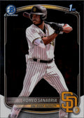 2025 Bowman #BCP-3 Romeo Sanabria Chrome Prospects
