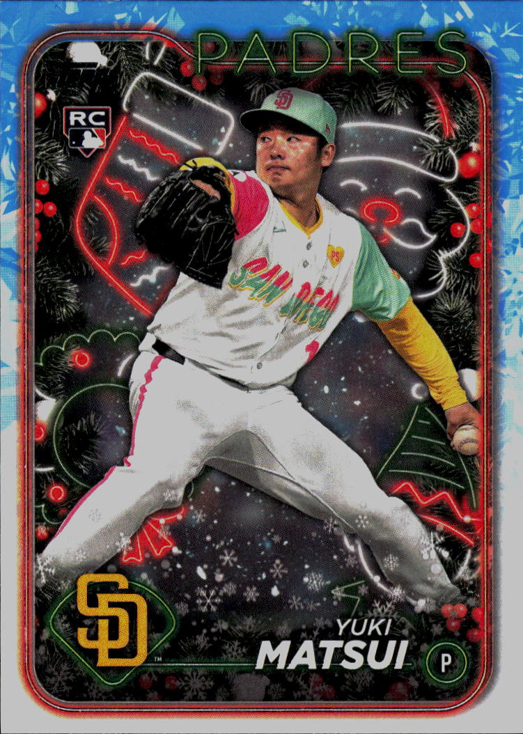 2024 Topps Holiday #H191 Yuki Matsui