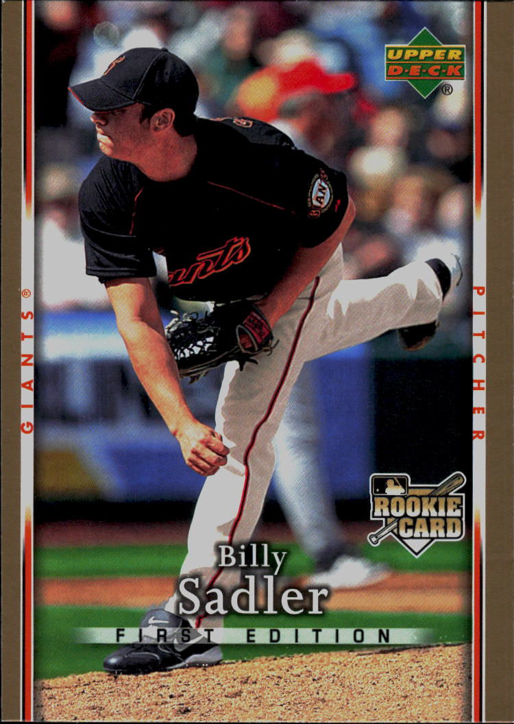 2007 Upper Deck First Edition #38 Billy Sadler
