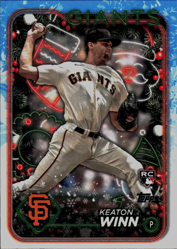 2024 Topps Holiday #H164 Keaton Winn