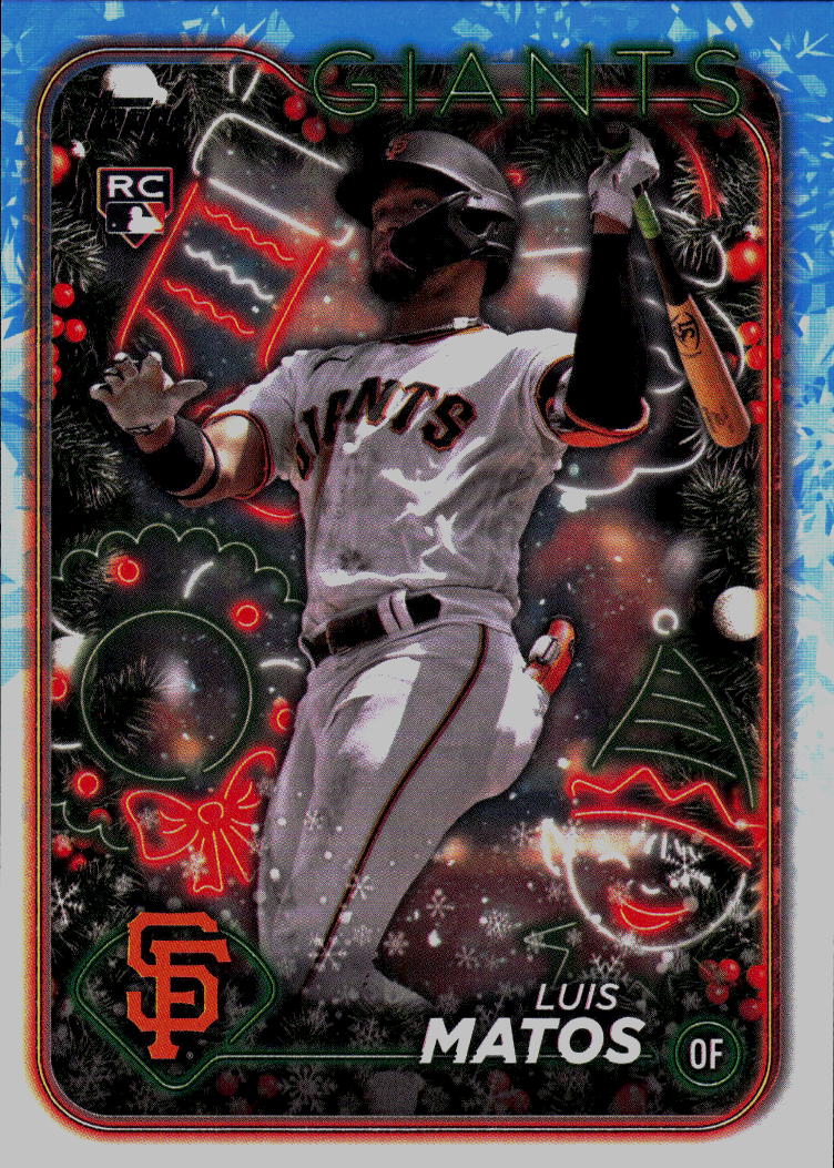 2024 Topps Holiday #H70 Luis Matos