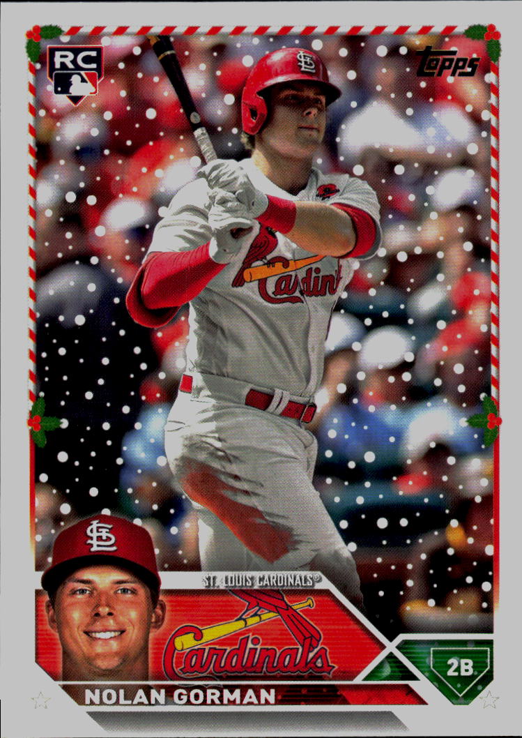 2023 Topps Holiday #H18 Nolan Gorman