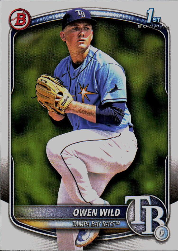 2025 Bowman #BP-14 Owen Wild Prospects