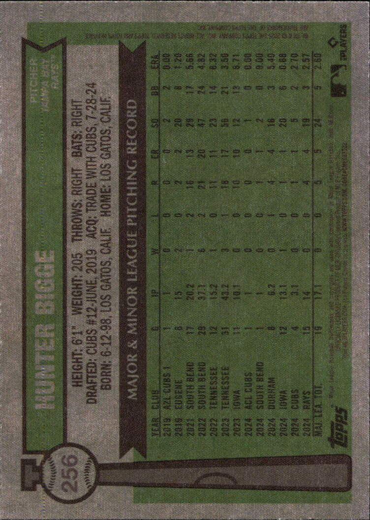 2025 Topps Heritage #256 Hunter Bigge