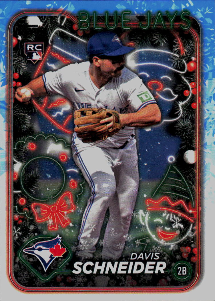 2024 Topps Holiday #H132 Davis Schneider