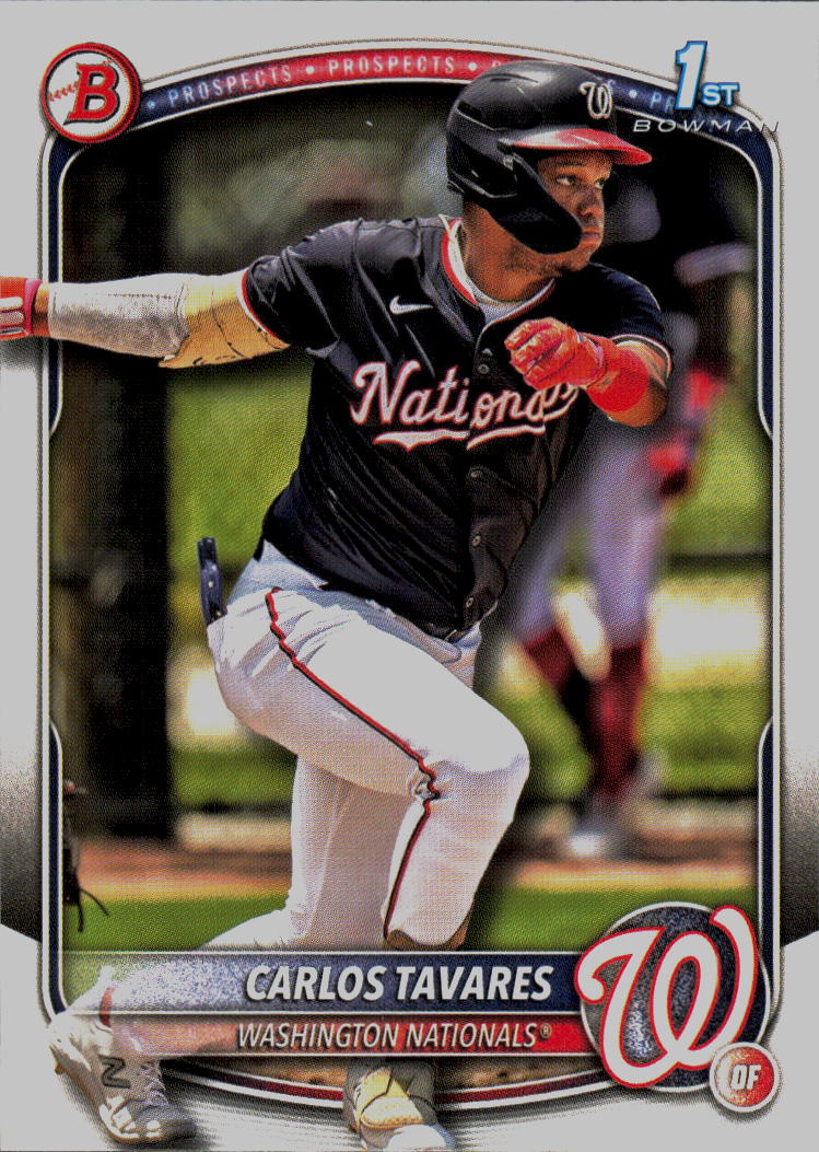 2025 Bowman #BP-28 Carlos Tavares Prospects