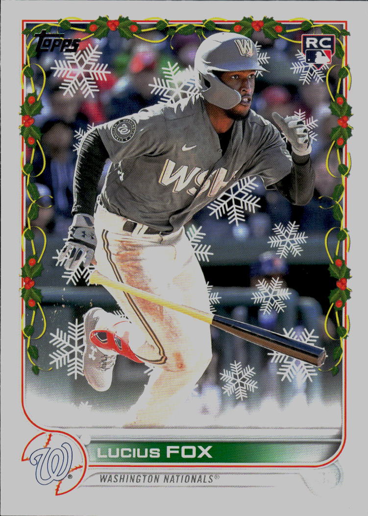 2022 Topps Holiday #HW158 Lucius Fox