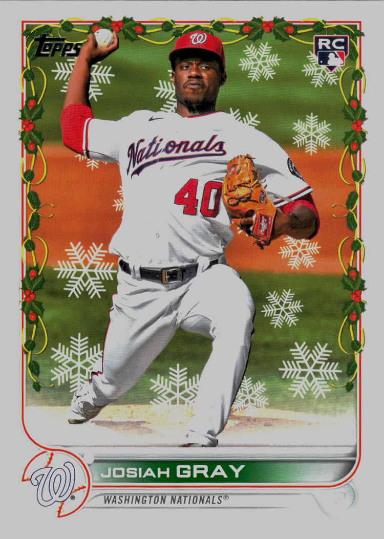 2022 Topps Holiday #HW46 Josiah Gray