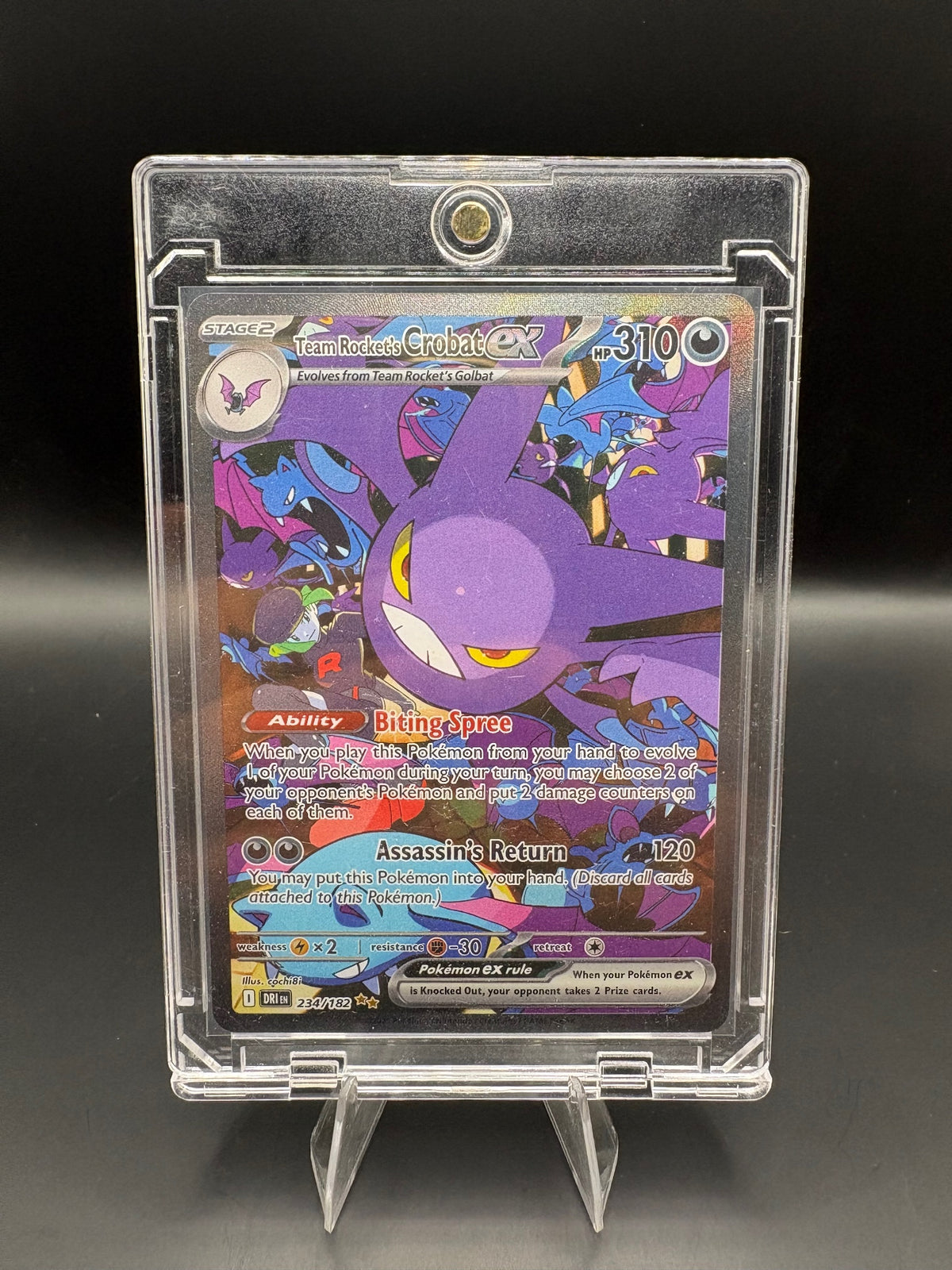 SV10: Destined Rivals #234/182 Team Rocket's Crobat ex