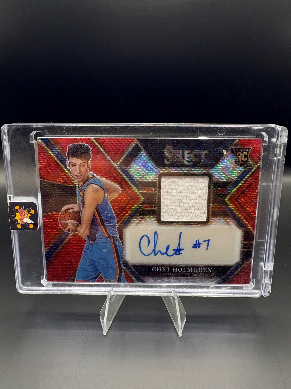 2022-23 Panini Select #RJA-CHG Chet Holmgren rja Red Wave Prizms