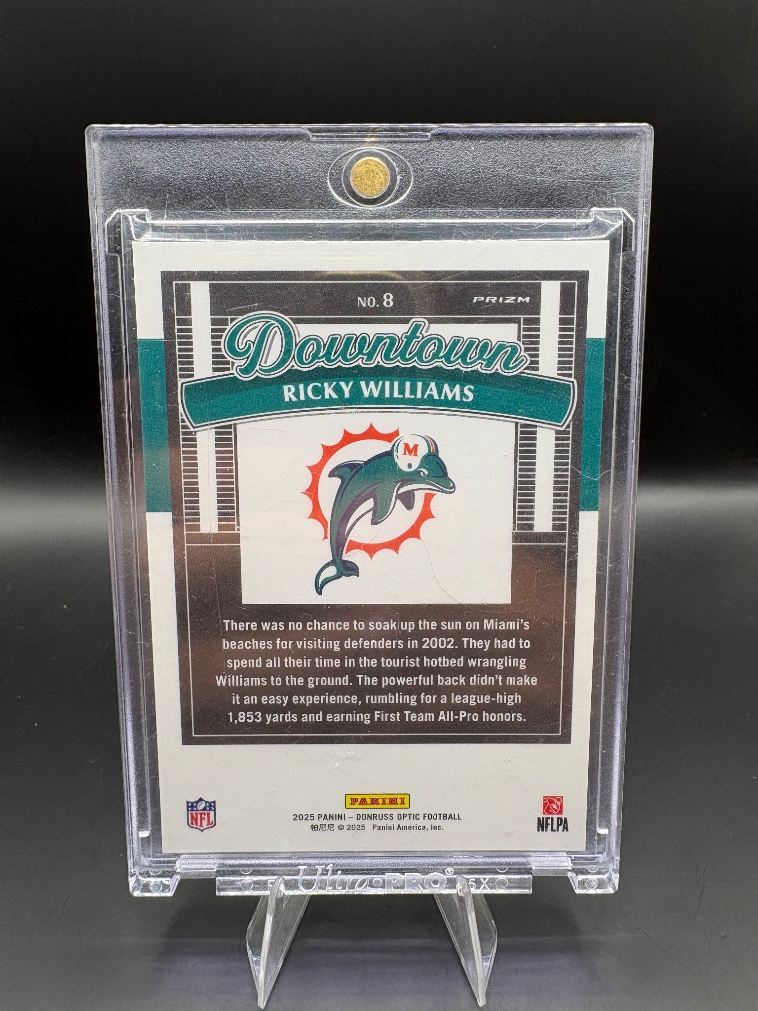 2025 Donruss Optic #8 Ricky Williams Downtown Legends
