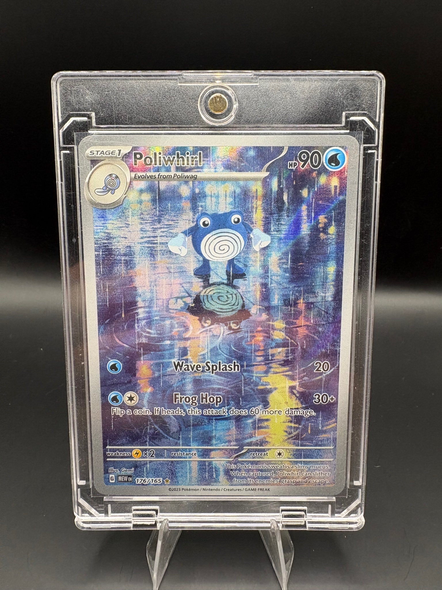 Pokemon Card 151 #176/165 Poliwhirl