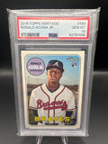 2018 Topps Heritage #580 Ronald Acuña Jr. PSA 10