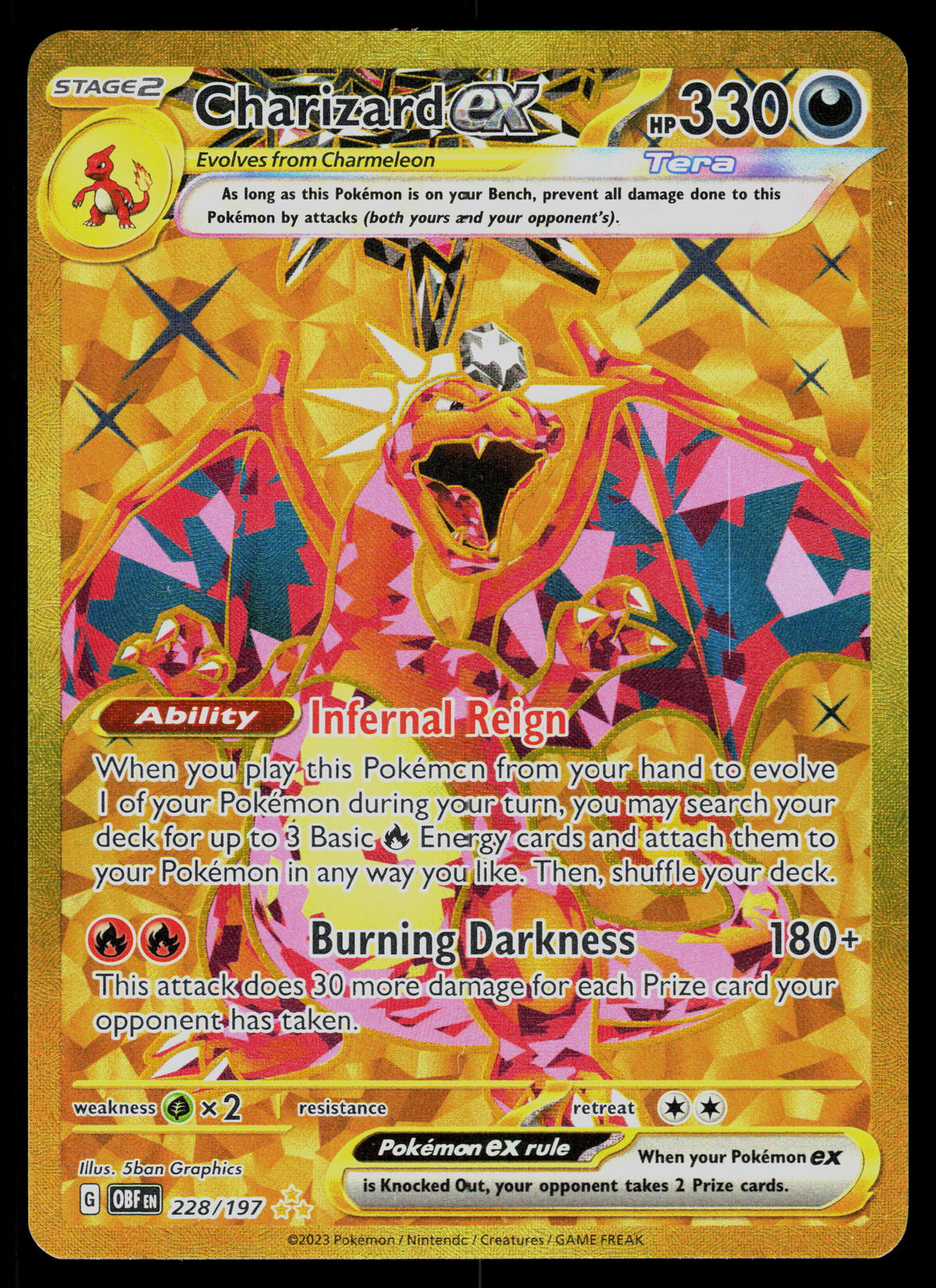 SV03: Obsidian Flames #228/197 Charizard ex