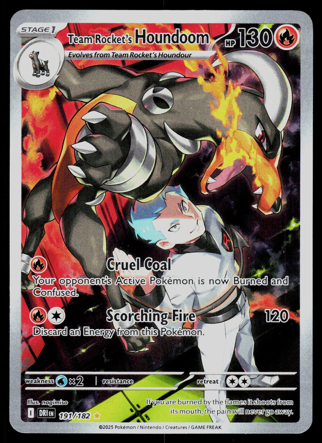SV10: Destined Rivals #191/182 Team Rocket's Houndoom