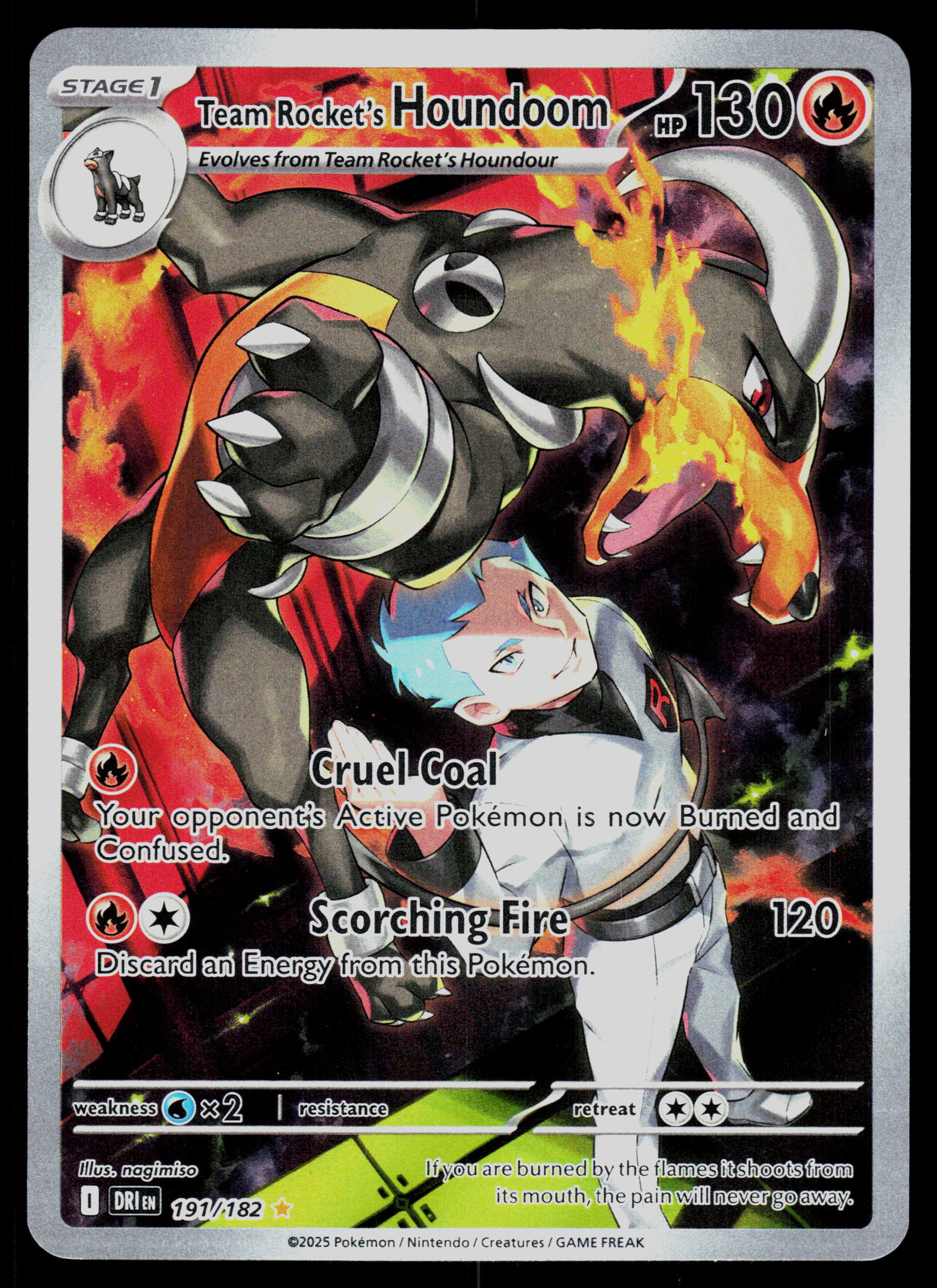 SV10: Destined Rivals #191/182 Team Rocket's Houndoom