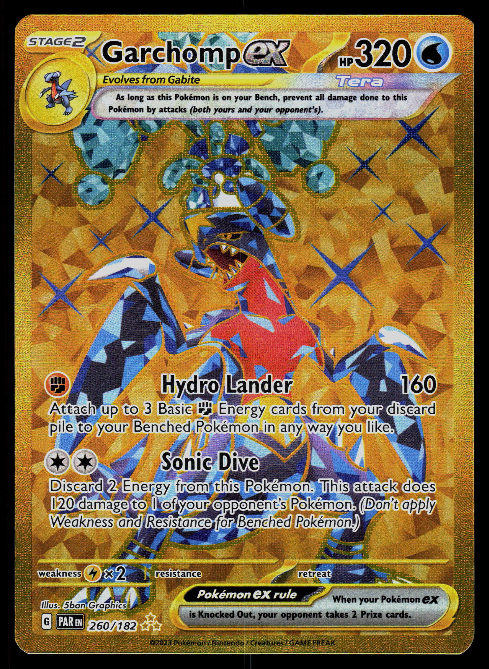 SV04: Paradox Rift #260/182 Garchomp ex