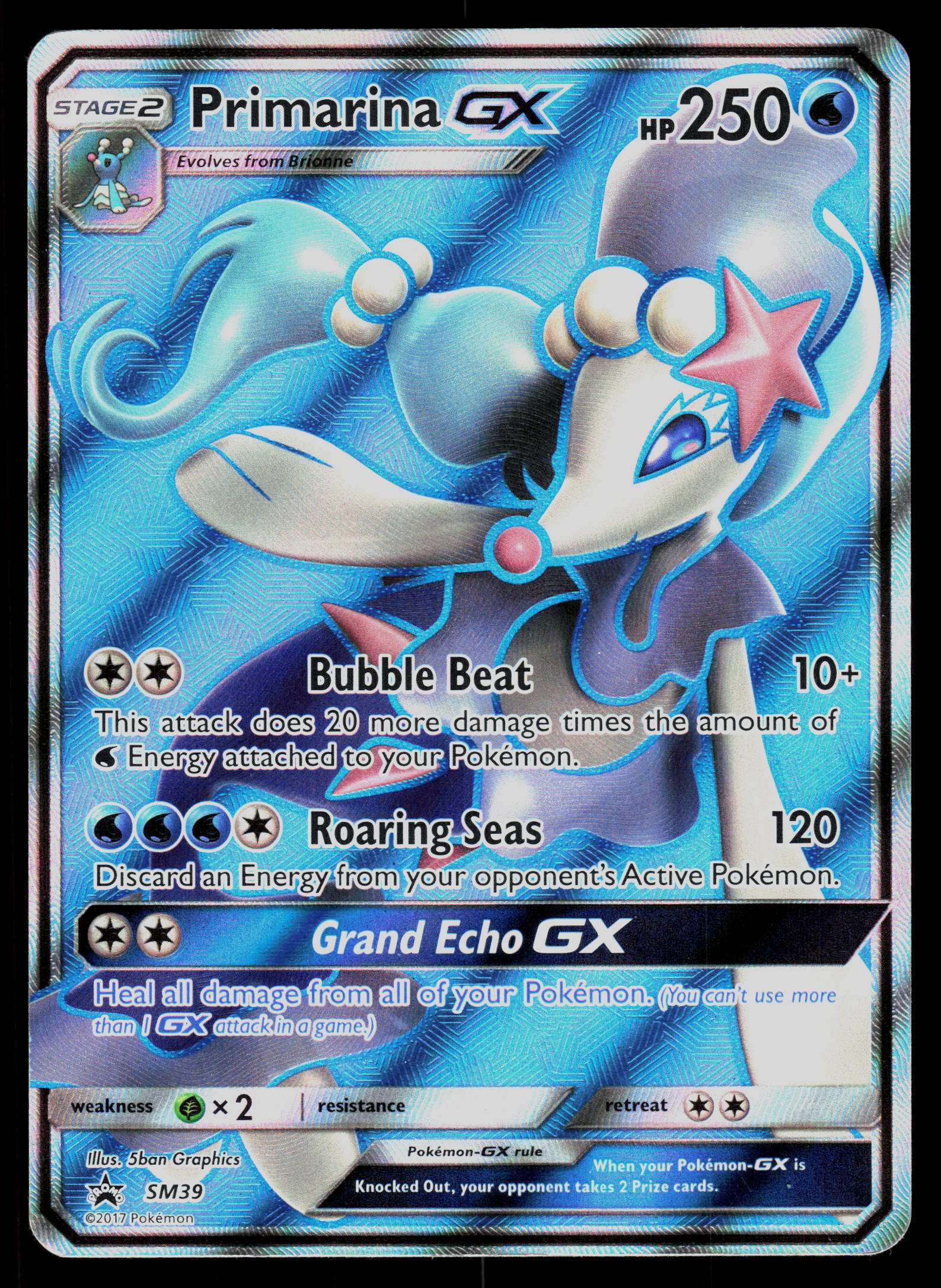 SM Promos #SM39 Primarina GX