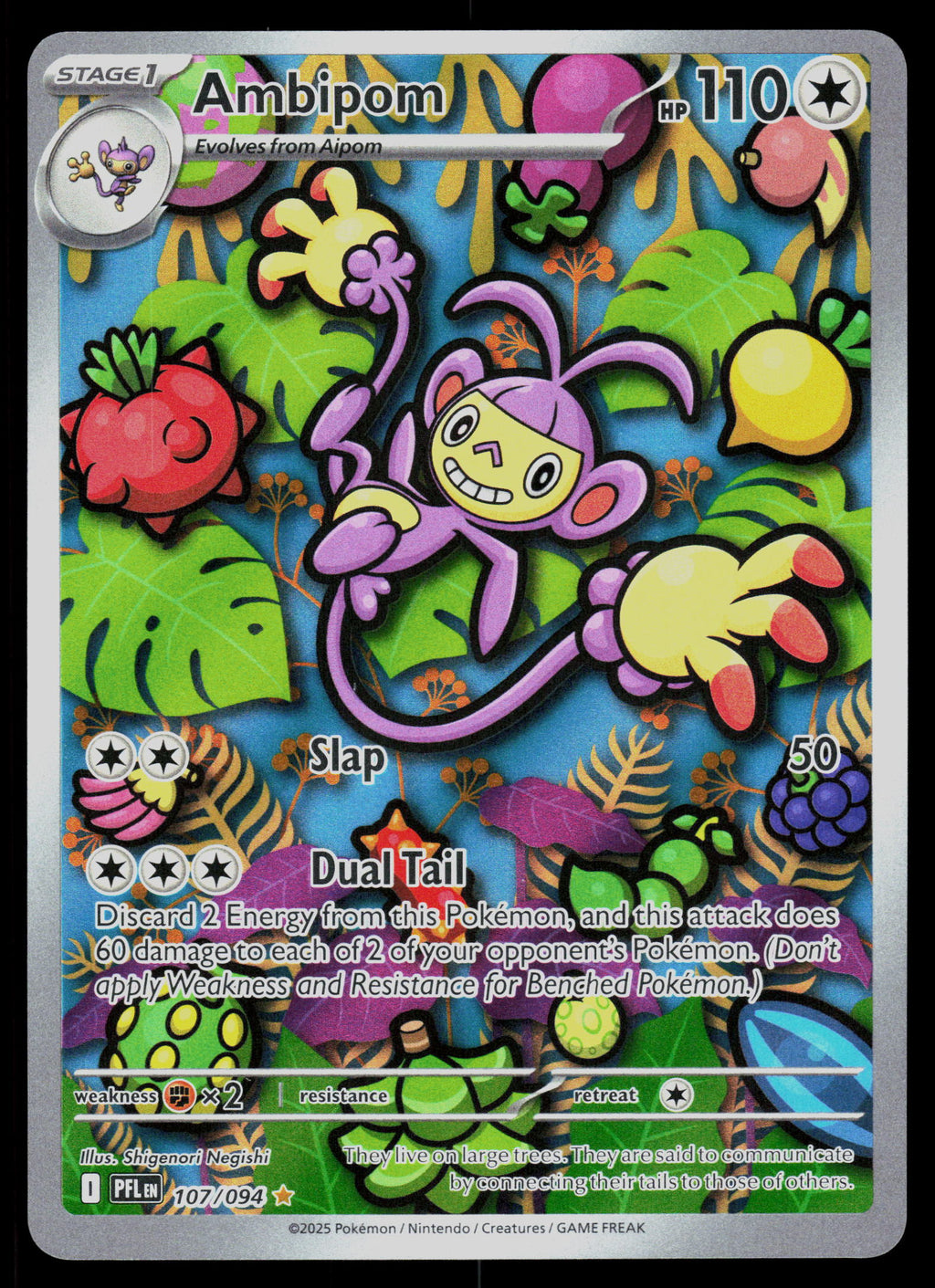 ME02: Phantasmal Flames #107/094 Ambipom