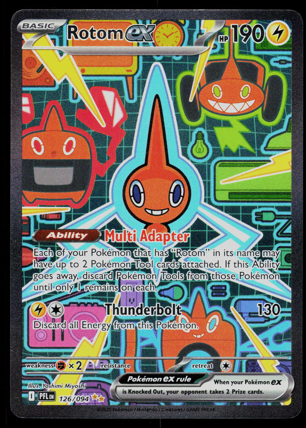 ME02: Phantasmal Flames #126/094 Rotom ex