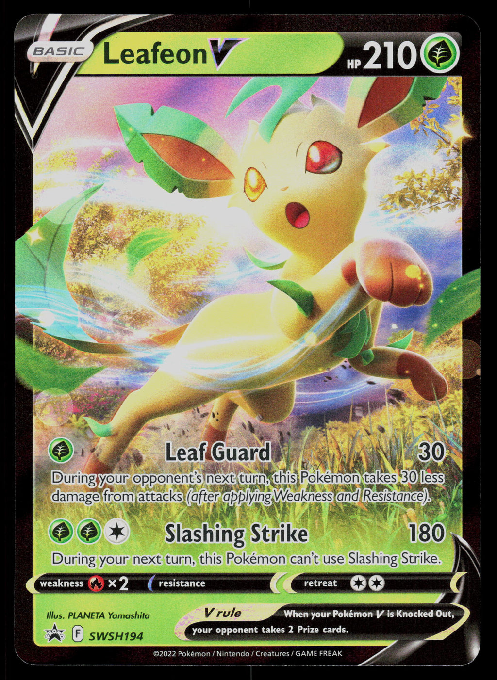 SWSH: Sword & Shield Promo Cards #SWSH194 Leafeon V