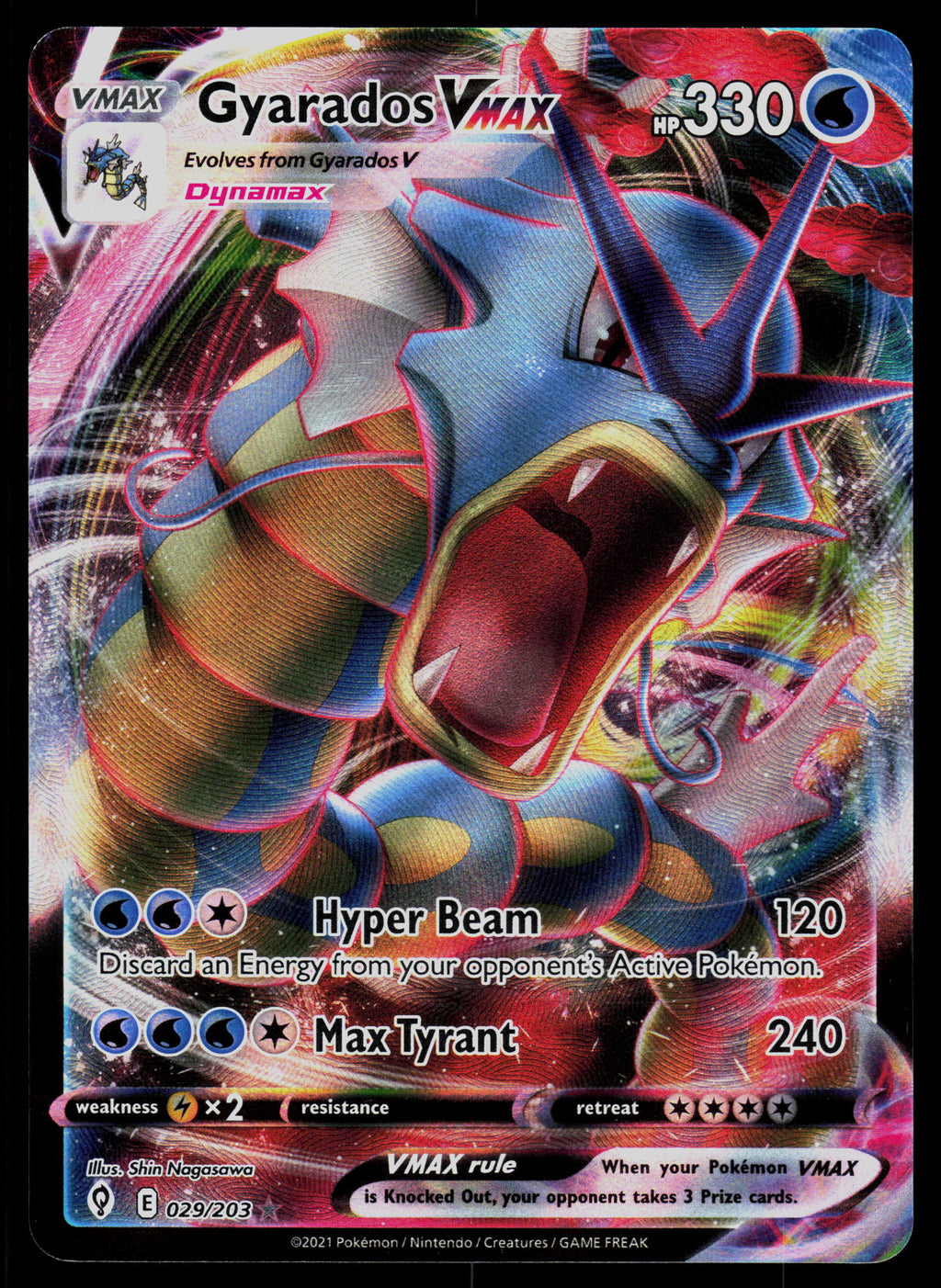 SWSH07: Evolving Skies #029/203 Gyarados VMAX
