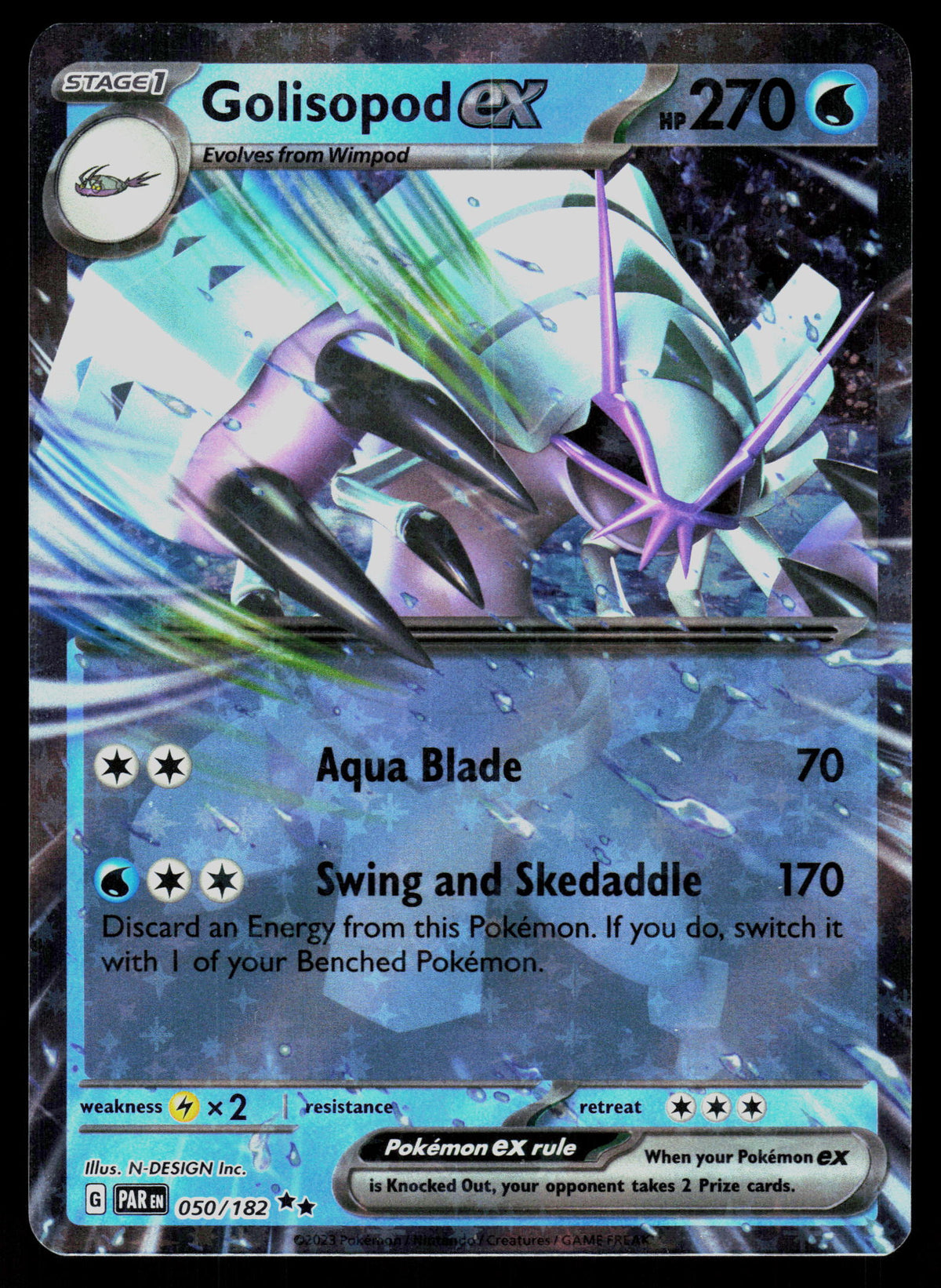 SV04: Paradox Rift #050/182 Golisopod ex