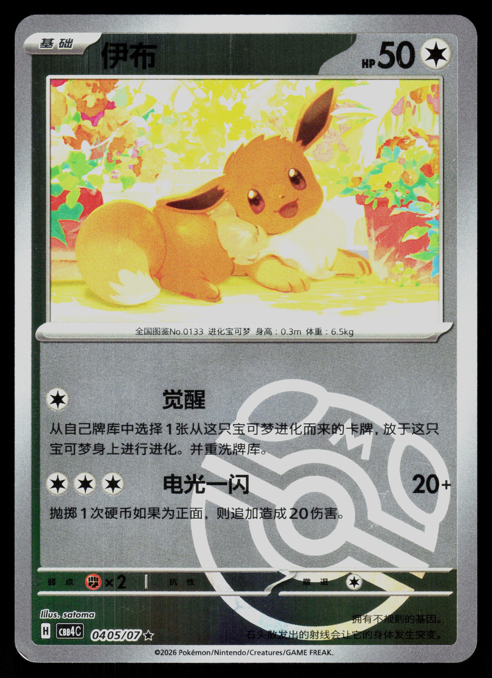 eevee Masterball 0405/07 CGP