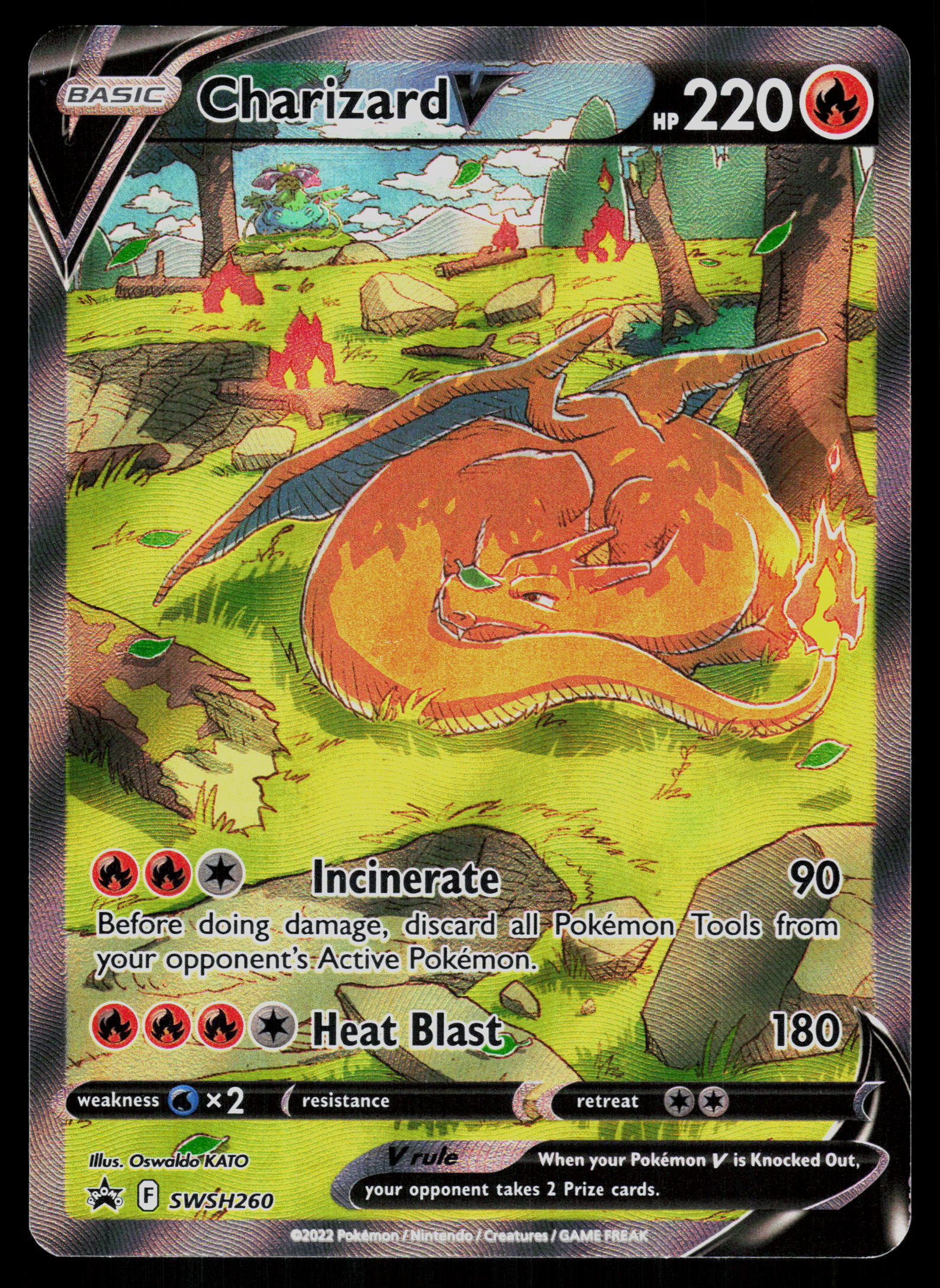 SWSH: Sword & Shield Promo Cards #SWSH260 Charizard V
