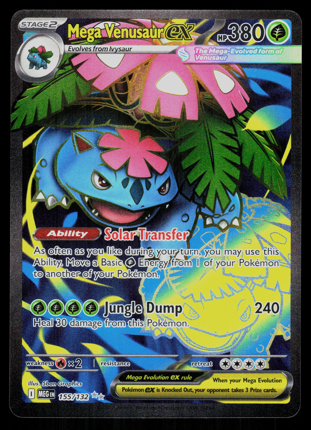 ME01: Mega Evolution #155/132 Mega Venusaur ex