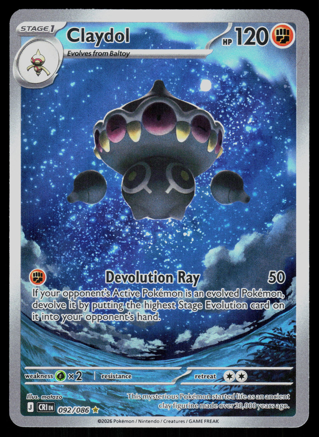 ME04: Chaos Rising #092/086 Claydol