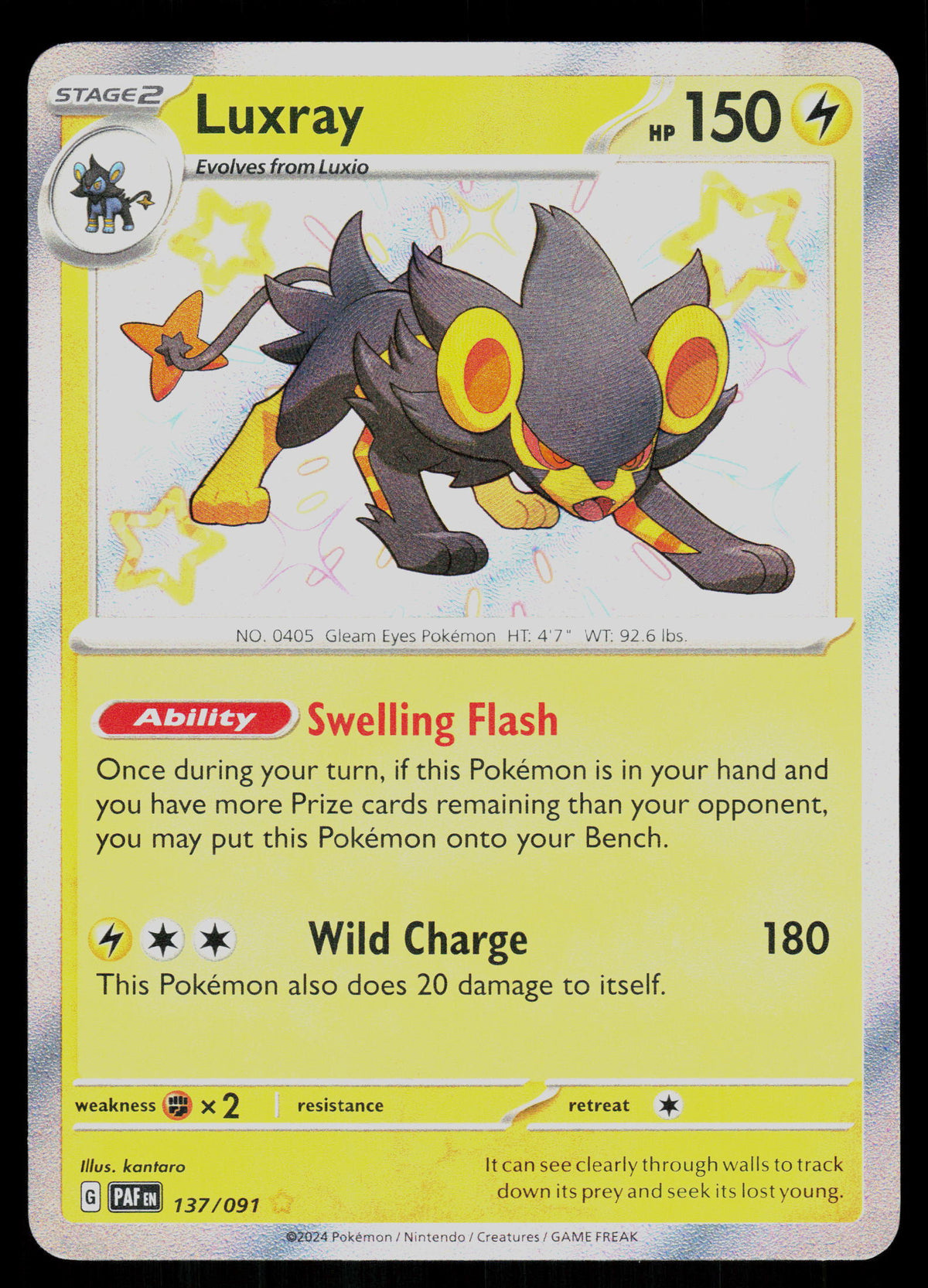 SV: Paldean Fates #137/091 Luxray